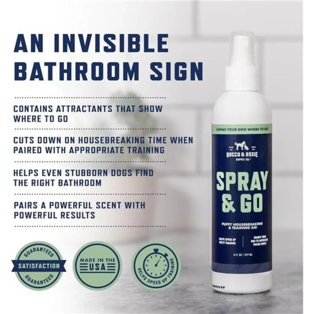 Puppy Potty Training Go Here Spray for Dogs - Attract Dog to Pee in One Spot